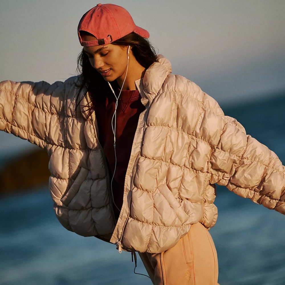 NWT Free People L Packable Puffer Jacket